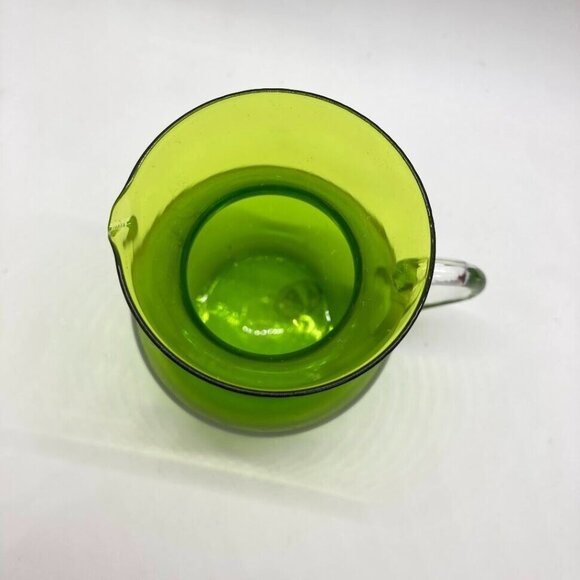 Lot 5 Enesco Japan Imports Miniature 3.5" Pitchers Applied Handle Jewel Tones - Picture 3 of 16